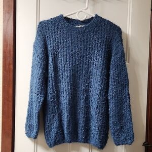 Zenana Cozy Blue Sweater - M